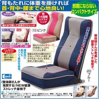 ファミリー・ライフ 整体師さんが推奨する 健康ストレッチ座椅子 ピンク 0375510 1脚（直送品）