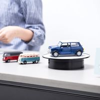 ターンテーブル(360度回転台・電動ターンテーブル・フィギュア・展示台・電池式/microUSB給電対応) 200-DG018 1個（直送品）