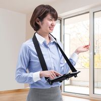 サンワダイレクト iPad・タブレットケース（ショルダーケース・ハンドホルダー・10インチ・11インチ対応・汎用ケース） 200-TABC019 1個（直送品）