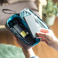 サンワダイレクト モバイルバッテリー（iPhone・Android対応・薄型・5000mAh・Lightning/microUSB/Type C対応）（直送品）