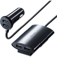 サンワダイレクト 後部座席対応カーチャージャー 200-CAR064 1個（直送品）