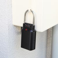 サンワダイレクト 鍵収納ボックス（ダイヤル式・大型サイズ） 200-SL027BK 1個（直送品）