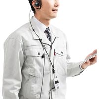 サンワダイレクト ワイヤレスガイド システム（ガイド用イヤホンマイク・最大255台接続・40チャンネル対応・防水/防塵・ディスプレイ搭載） 1個（直送品）