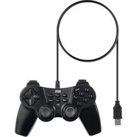 サンワダイレクト 多ボタンゲームパッド（16ボタン・全ボタン連射対応・振動機能付・日本製高耐久シリコンラバー使用） 400-JYP62UBK 1個（直送品）