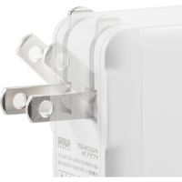 サンワダイレクト USB充電器（3ポート・合計4.8A・スマホ充電器・出張・旅行・コンパクトサイズ） 700-AC022W 1個（直送品）
