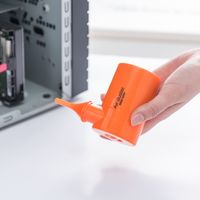 サンワダイレクト 電動エアダスター(小型・充電式・電動エアーポンプ) 200-CD035 1個（直送品）