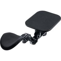 サンワダイレクト エルゴノミクスアームレスト（アームレスト・エルゴノミクス・マウスパッド付き・クランプ式・ブラック） 200-TOK010BK 1個（直送品）