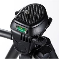 サンワダイレクト カメラ三脚(デジカメスタンド・4段伸縮・デジカメ&一眼レフ&ビデオカメラ対応) 200-CAM021N 1個（直送品）