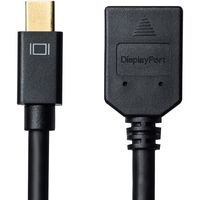 サンワダイレクト Mini DisplayPort-DisplayPort変換アダプタケーブル 500-KC029-1 1本（直送品）