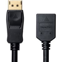 サンワダイレクト ディスプレイポート延長ケーブル 500-KC028-1 1本（直送品）