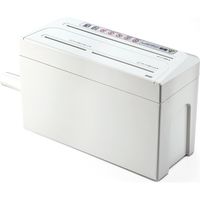 サンワダイレクト 手動シュレッダー(CD/DVD・クレジットカード対応・家庭用・マイクロカット・2枚細断) 400-PSD010 1台（直送品）