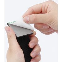 サンワダイレクト テレビ転倒防止ベルト（穴あけ不要・接着テープ設置・震度6強相当対応・52型以下対応） 200-QL010 1個（直送品）