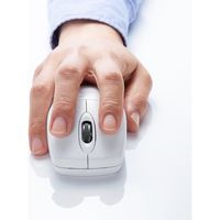 サンワダイレクト ワイヤレスマウス（防水・防塵・IP68・抗菌・静音・IRセンサー・1600カウント） 400-MA113W 1個（直送品）