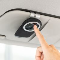 サンワダイレクト 車載Bluetoothスピーカー（ハンズフリー・通話・音楽対応・Bluetooth4.1・高音質・3W） 1個（直送品）