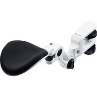 サンワダイレクト エルゴノミクスアームレスト（アームレスト・エルゴノミクス・クランプ式・ホワイト） 200-TOK011W 1個（直送品）