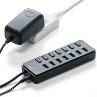 USBハブ　USB3.2Gen1　USB3.2Gen1×7　USBポート　400-HUB067BK　サンワサプライ　1個（直送品）