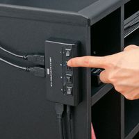 サンワダイレクト USB3.1 4ポートハブ（セルフパワー・バスパワー対応・ACアダプタ・個別スイッチ付き・ブラック） 400-HUB069BK 1個（直送品）