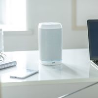 サンワダイレクト スマートスピーカー 400-SP072W 1個（直送品）