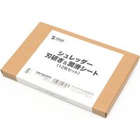 サンワダイレクト シュレッダー メンテナンスシート(研磨剤使用・刃研ぎ&潤滑シート・12枚入) 400-PSDCD001 1個（直送品）