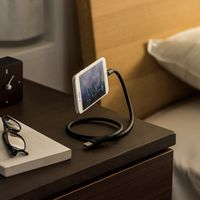 サンワダイレクト ライトニングケーブル（フレキシブルケーブル・Apple MFi認証品・充電・同期・60cm・ブラック） 500-IPLM022 1本（直送品）