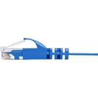 サンワダイレクト Cat6 フラットLANケーブル 10m (カテゴリー6・より線・ストレート・ブルー) 500-LAN6FL10BL 1本（直送品）