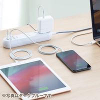 サンワダイレクト 電源タップ（USB充電・最大3.9A・おしゃれコード採用・ファブリック こたつコード使用・1m・ライトブラウン） 1個（直送品）