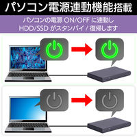 エレコム HDD SSDケース/2.5インチ/USB3.1 Gen2 Type-C LGB-PBSUC 1個 63（直送品）