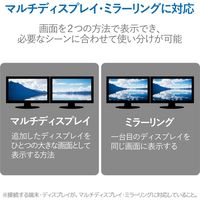 エレコム Type-C映像変換アダプタ/TypeC-HDMI/ブラック MPA-CHDMIABK 1個（直送品）