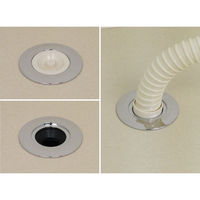 カクダイ これカモ 洗濯機用 排水口 (呼50VP・VU管兼用 樹脂製 取付簡単) GA-LF023 1個