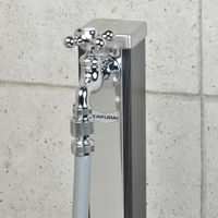 カクダイ ガオナ メタルホーセンド ワンタッチ接続用 (金属製 ホースジョイント コネクター 簡単取外し) GA-QA030 1個