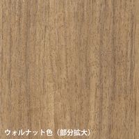 【車上渡し】アール・エフ・ヤマカワ ワーキングデスク 片袖机 幅1200×奥行700×高さ700mm ウォルナット 1台（直送品）