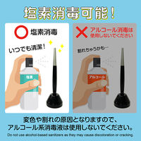 アスクル 受付ペン＆スタンドII ブラウン 0.7mm ASーBA69ーE 5組  オリジナル