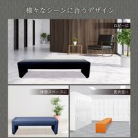 Netforce ネットフォース カルム デザインベンチ 4人掛け 幅1800mm ライムグリーン CALM-180KD-AW 1台（直送品）