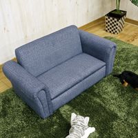 後藤家具物産 座面収納庫付 ペットソファー 幅830mm ネイビーPSO-MGRD-NV 1台（直送品）