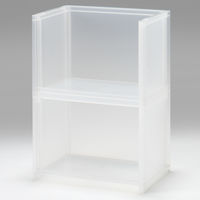 無印良品 ポリプロピレン 収納ラック 大 幅37×奥行26×高さ26cm 82243963　1セット（4個） 良品計画