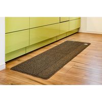 山崎産業 NEWクラスタイル キッチンマット45×150 ブラウン 4903180188512 1箱（1枚入）（直送品）