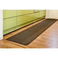 山崎産業 NEWクラスタイル キッチンマット45×255 ブラウン 4903180188604 1箱（1枚入）（直送品）