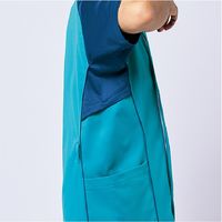 住商モンブラン スクラブ レディス 半袖 バーガンディ×ワイン CHM355-88 1枚　スクラブ（直送品）