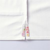 住商モンブラン スクラブ レディス 半袖 オフホワイト×アメリ ピンク LW603-12 1枚　スクラブ（直送品）