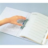 ライオン事務器 パイプ式F両開き環境No.758RK ブルー 11386 1冊