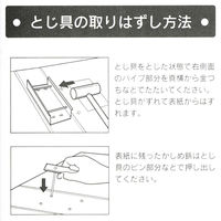 ライオン事務器 パイプ式F両開き環境No.733RK(LH) 11263 1冊