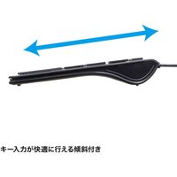 サンワサプライ USBスリムキーボードパンタグラフ式 有線キーボード ブラック SKB-SL33BK 1個（直送品）