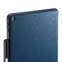サンワサプライ iPad 10.2インチ Apple Pencil収納ポケット付きケース ブルー PDA-IPAD1614BL（直送品）