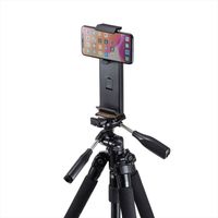 サンワサプライ タブレット三脚取り付けホルダー タブレットスタンド 動画撮影用 PDA-TABH9BK（直送品）