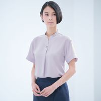 カーシーカシマ スキッパーブラウス ラベンダー 13号 ESB780-7_13 1着