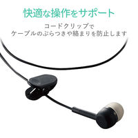 エレコム TV用ヘッドホン（スタンダード）カナルタイプ EHP-TV11CM3BK 1個