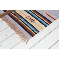 東谷 キリムラグ 1300×1900mm ホワイト TTR-106D 1枚（直送品）