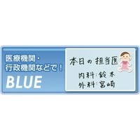 マグエックス 吸着ホワイトボードシート 大 ブルー MKS-6090B（直送品）