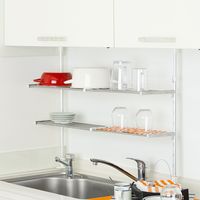 田窪工業所 キッチン収納棚 伸縮つっぱり棚 TP2-90L 1台