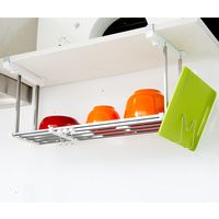 田窪工業所 キッチン収納棚 伸縮吊戸下はさみ棚 1段 55~95cm お買得セット HM1-90LK 1セット(5点入)